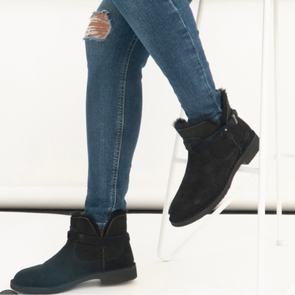 Black Ugg Elisa Bootie